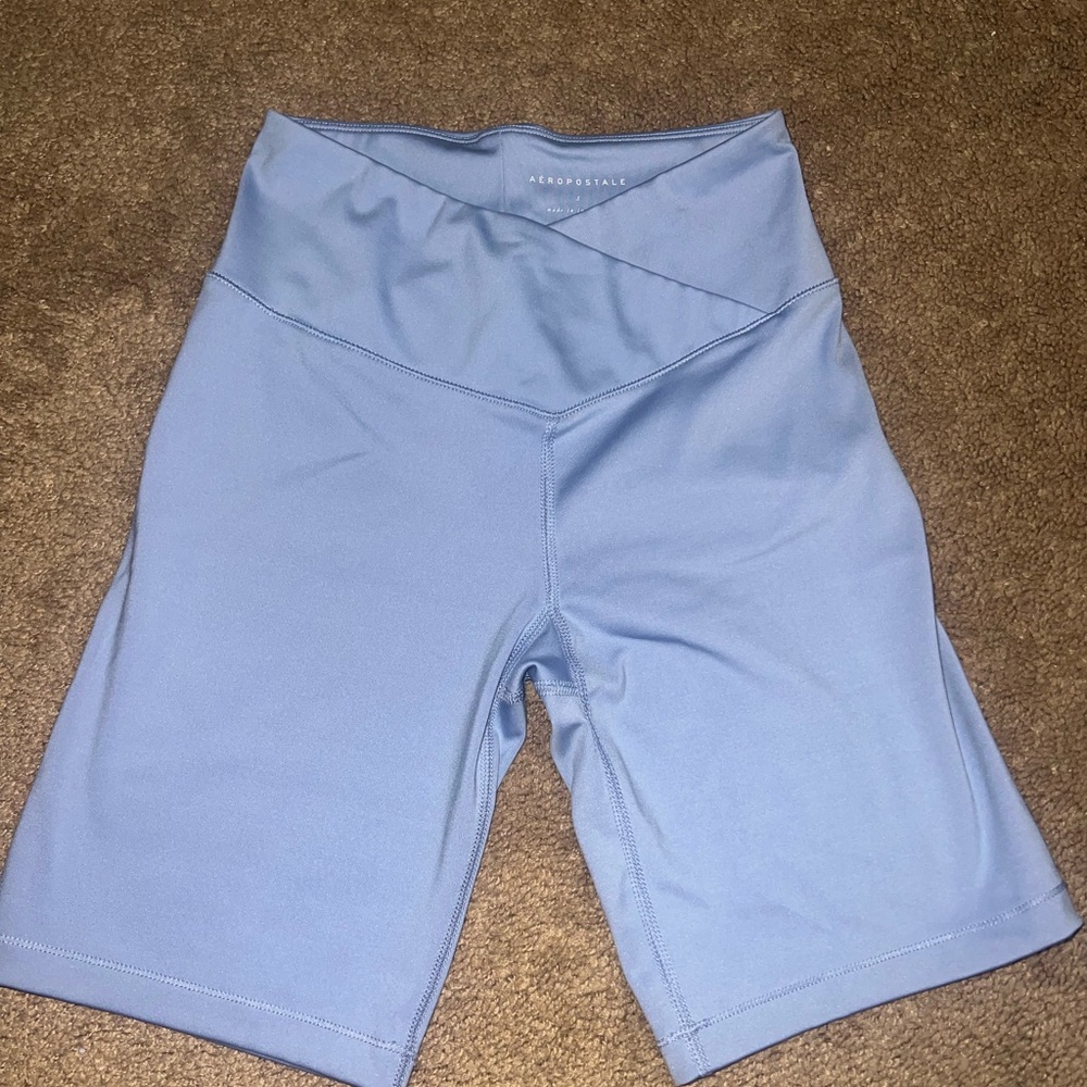 Aeropostale Women's Light Blue Bike Shorts